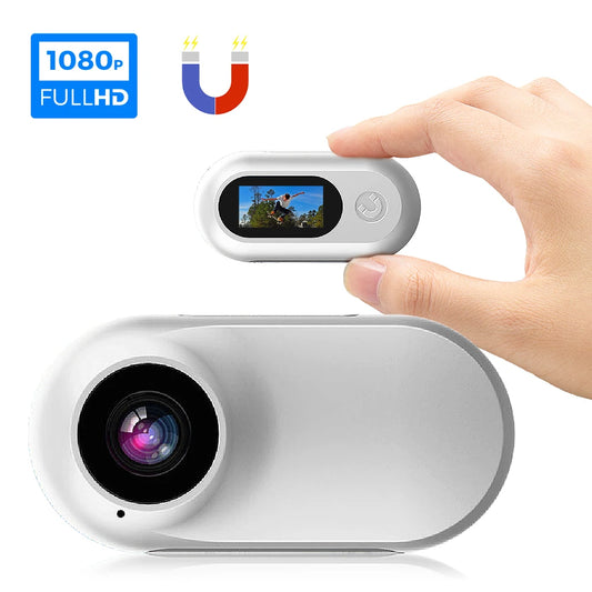 Action Mini Camera With Magnetic Attraction For Sports Recording
