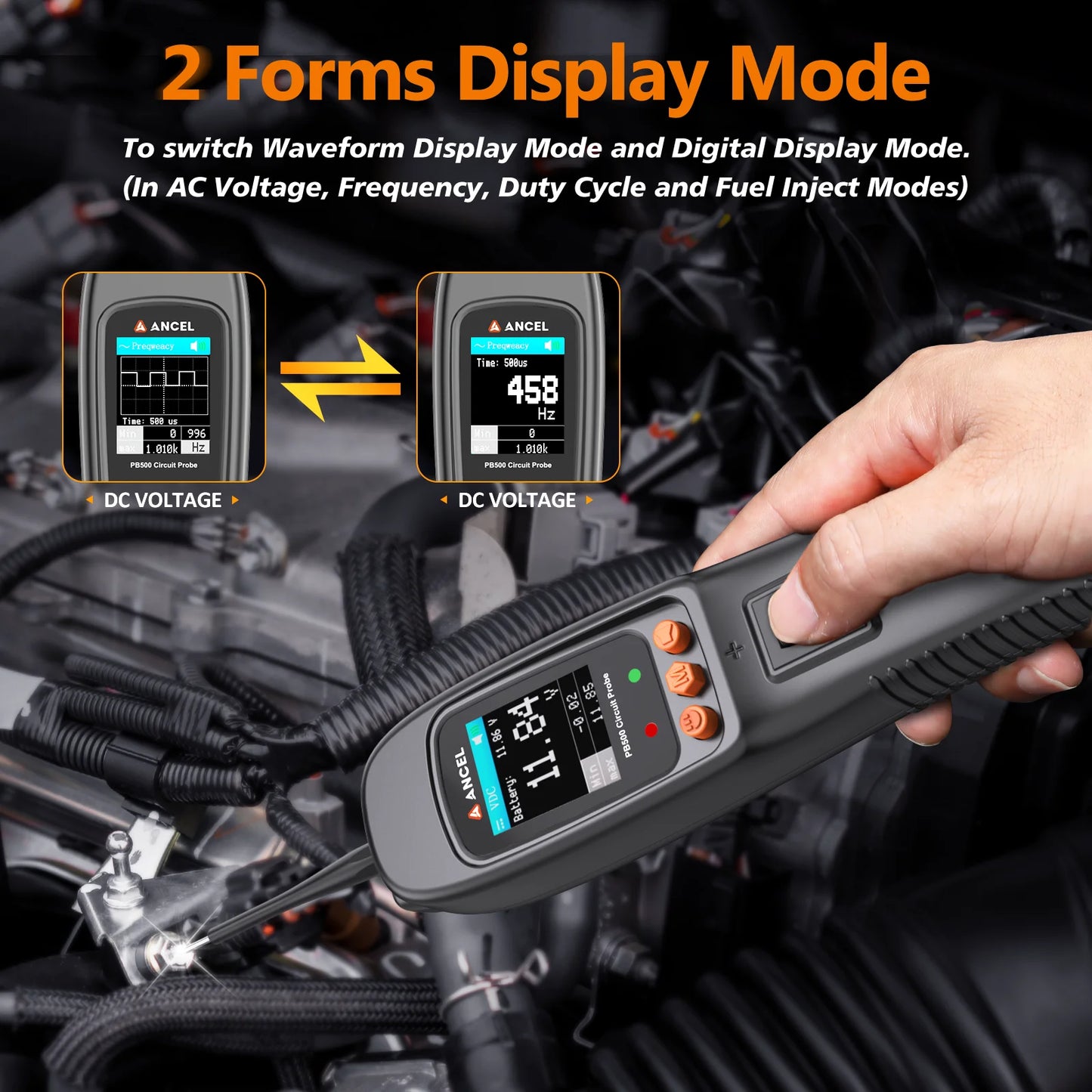 Ancel PB500 Car Power Scan Electric Circuit Tester Automotive Multi Meter Diagnostic Tool