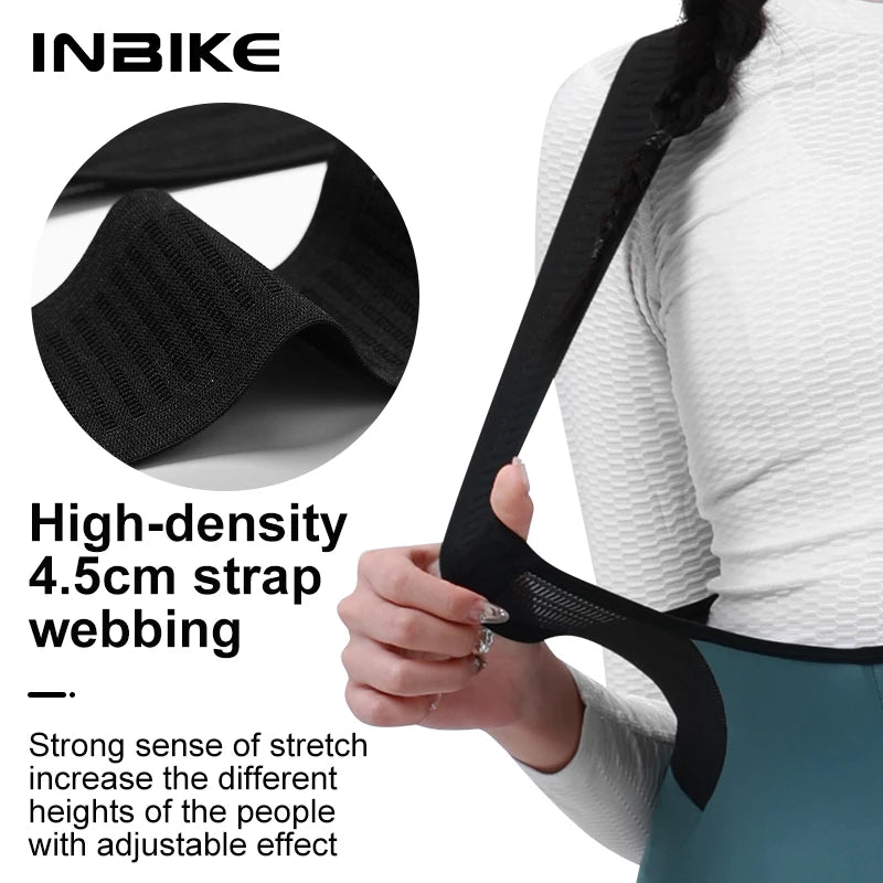 INBIKE Winter Cycling Bib Pants Women With Pockets Fleece
