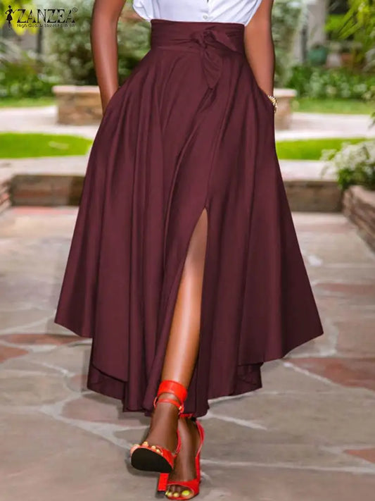 ZANZEA Women's Stylish Sundress for Summer Parties and Holidays