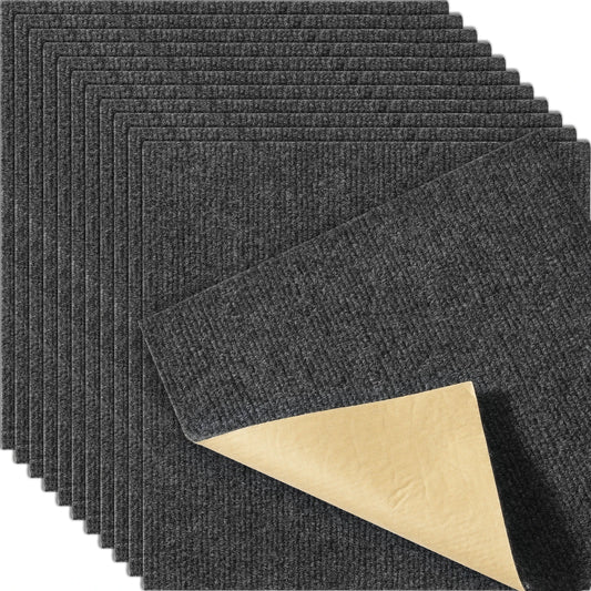 Peel and Stick Soft Carpet Tiles for Easy Floor Makeover