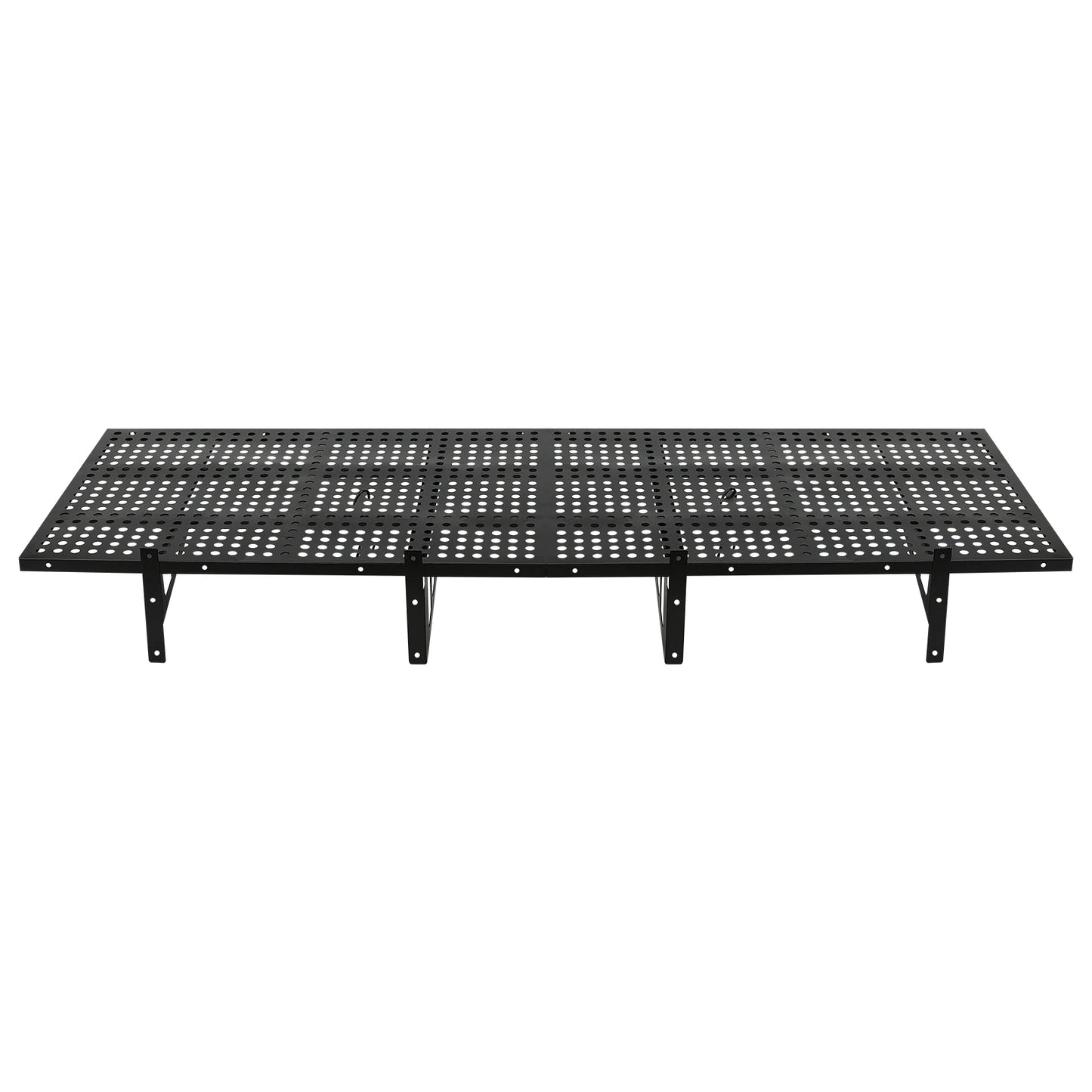 Garage Wall Shelf Storage Rack with Hooks for Organization