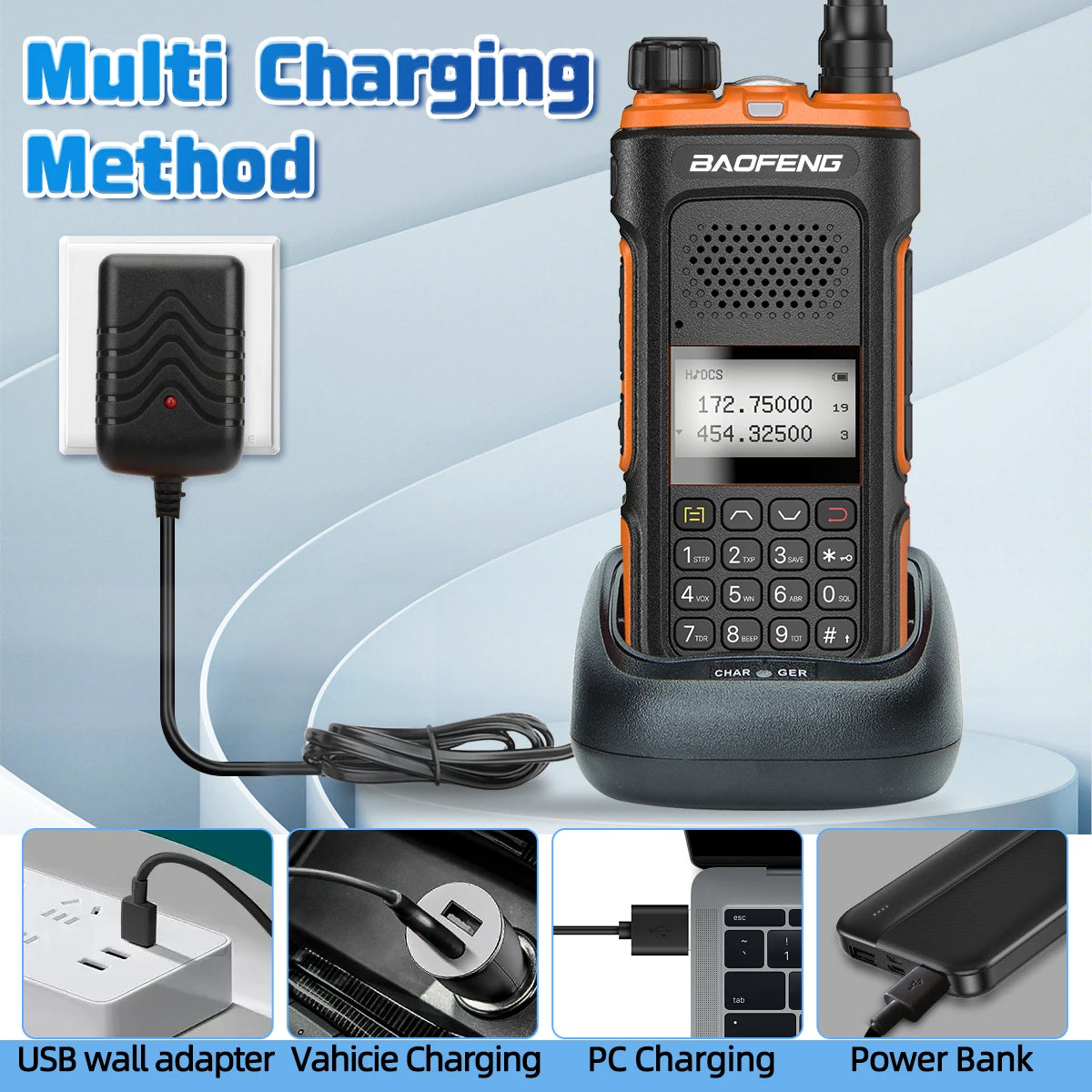 BAOFENG Long Range Walkie Talkie Dual Band Ham Radio Set
