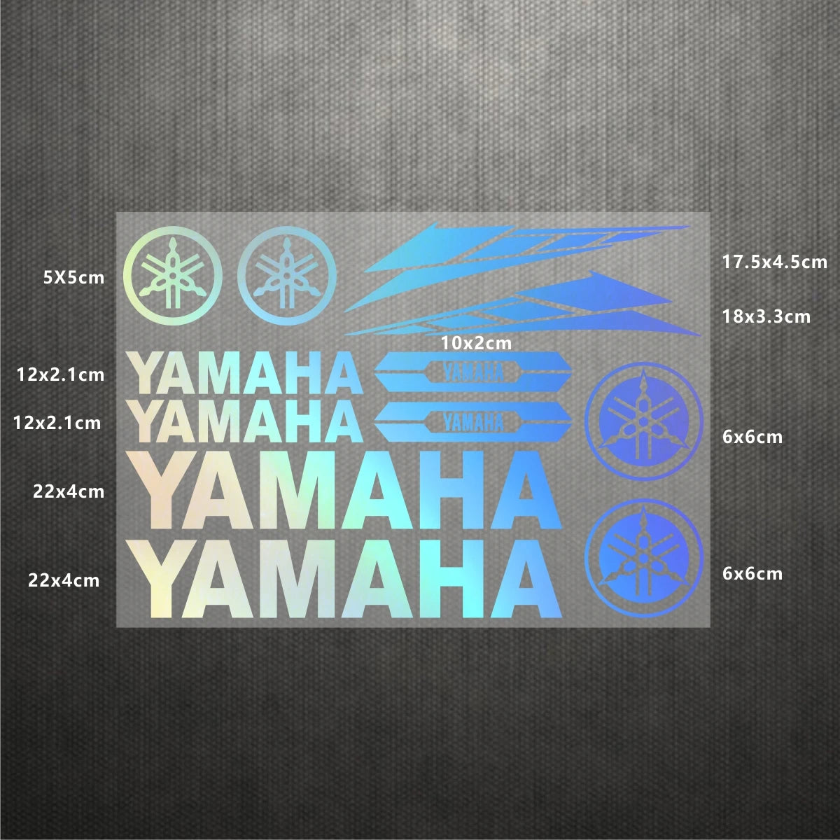 Yamaha Logo Stickers for Motorcycle Tank Helmet Decals