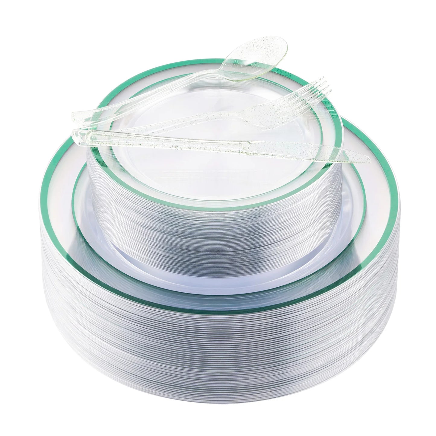 Disposable Tableware Set for Memorable Parties and Gatherings