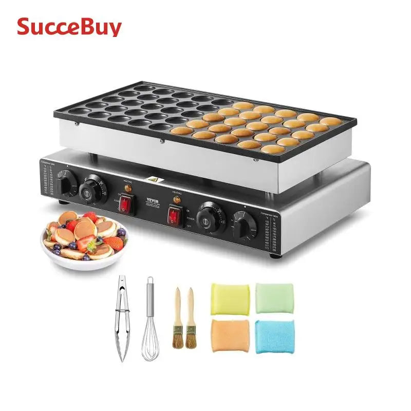 SucceBuy Mini Dutch Pancake Maker Dorayaki Waffle Machine