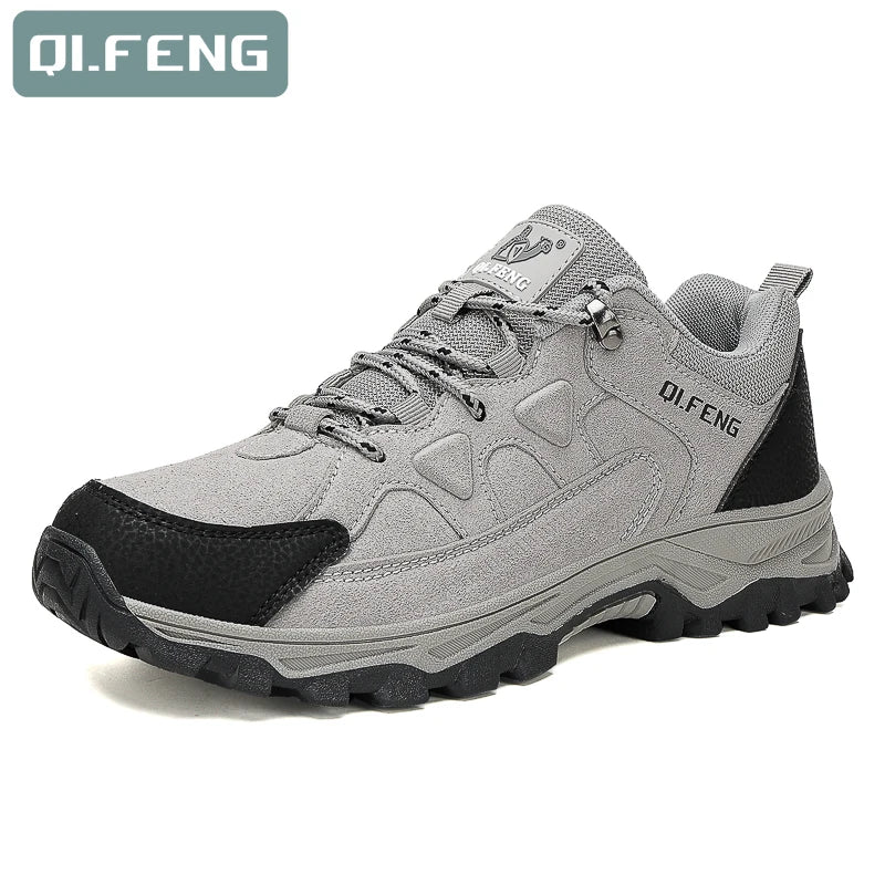 QIFENGCN Unisex Adventure Sneakers Durable Non Slip Hiking Shoes