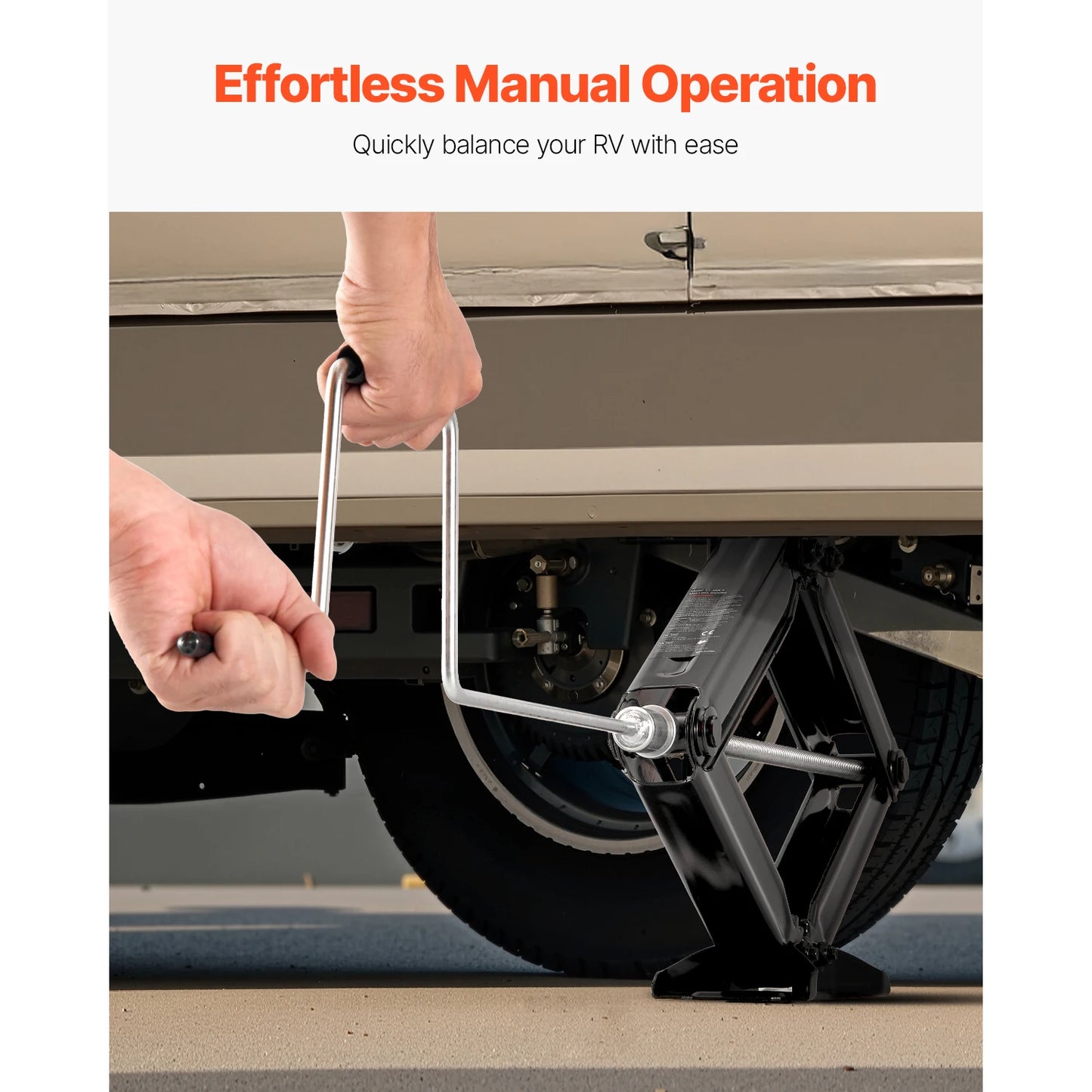 Succebuy RV Scissor Jacks Stabilizer Set Of 4 Heavy Duty