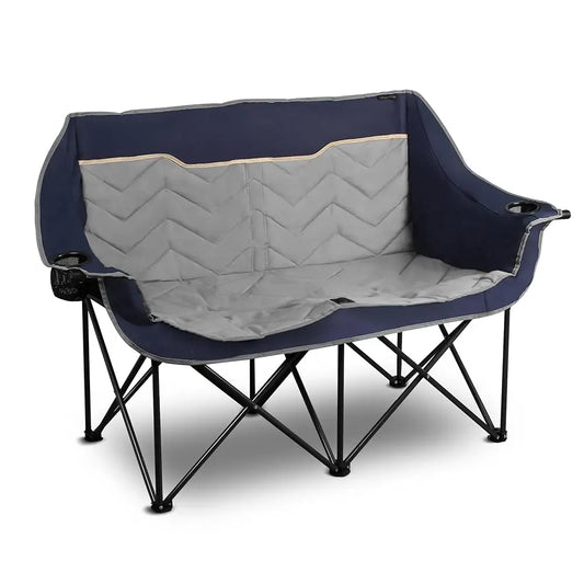 Hign-concerned Double Camping Chair Loveseat Cup Holders