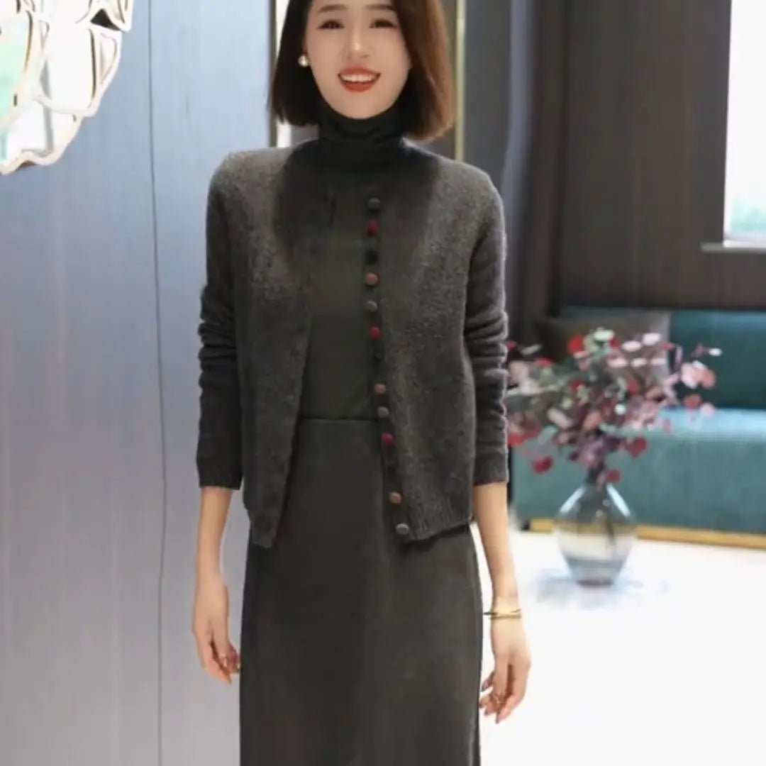 Women Thin Cardigan Sweater Lightweight Knit Outerwear Jacket