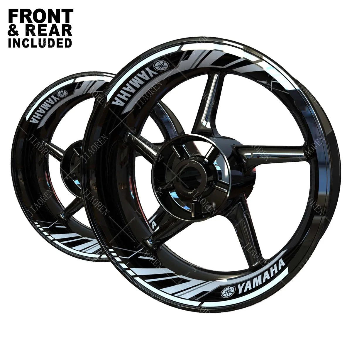 Yamaha Wheel Logo Sticker Rim Decal Vinyl Set Kit Pro
