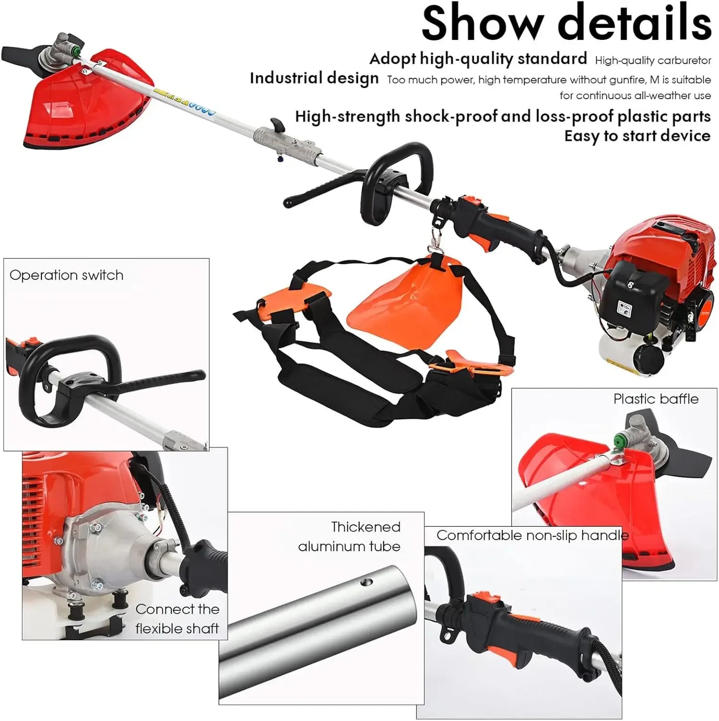 5 In 1 Gas Powered Lawn Care Tool For All Your Gardening Needs