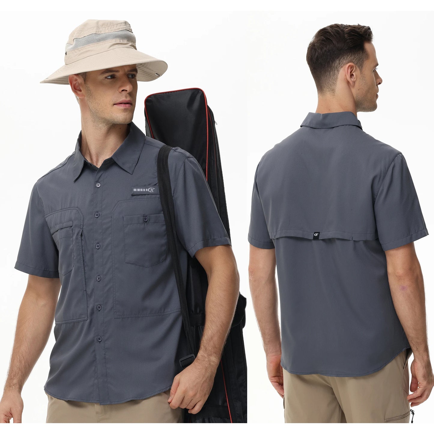 Men's Breathable Fishing Shirt by NoEnName