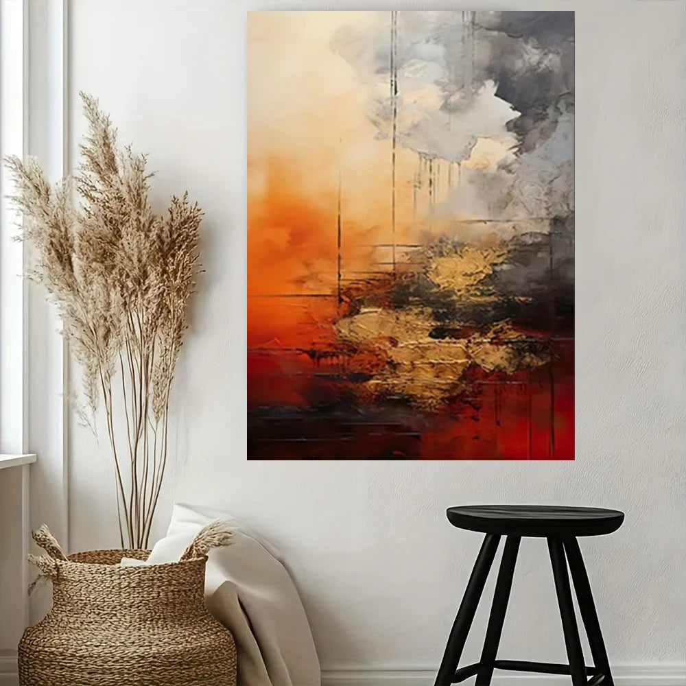 Homarlt Abstract Oil Painting On Canvas Wall Art Modern