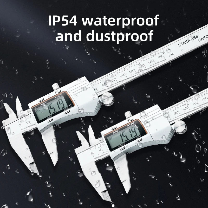 Digital Vernier Caliper Stainless Steel Measuring Tool for Woodworking