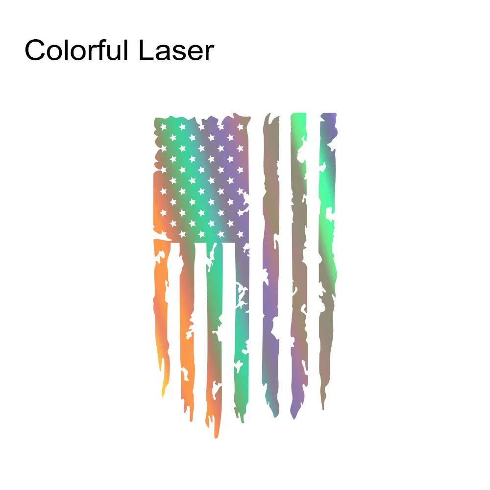 Car Sticker USA Flag For Toyota Hilux Tacoma Jeep Gladiator Isuzu Dmax Ford F150 Dodge RAM Tuning Motor Accessories Decor Decal