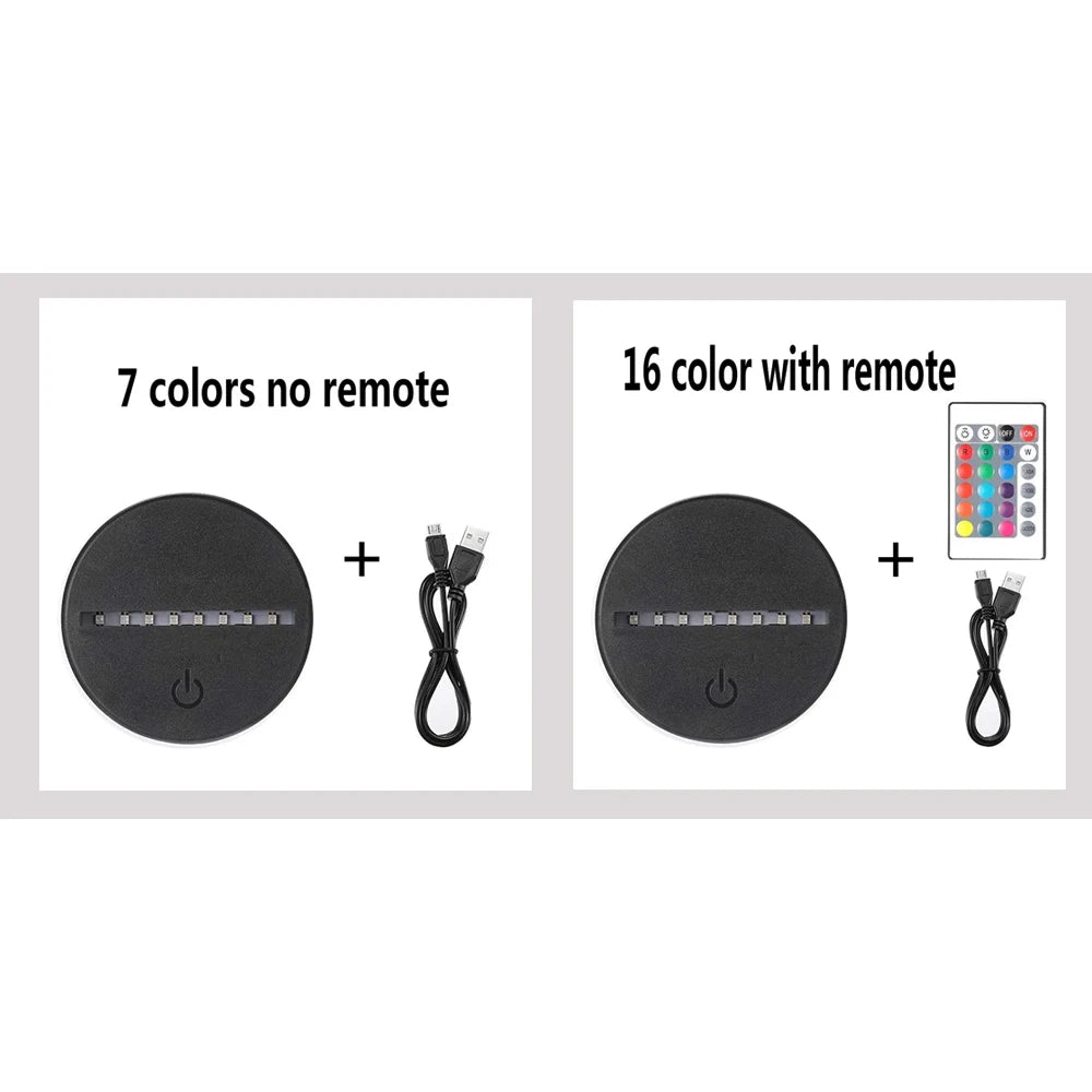 Spiderman Vs Venom Touch Remote Control LED Night Lamp