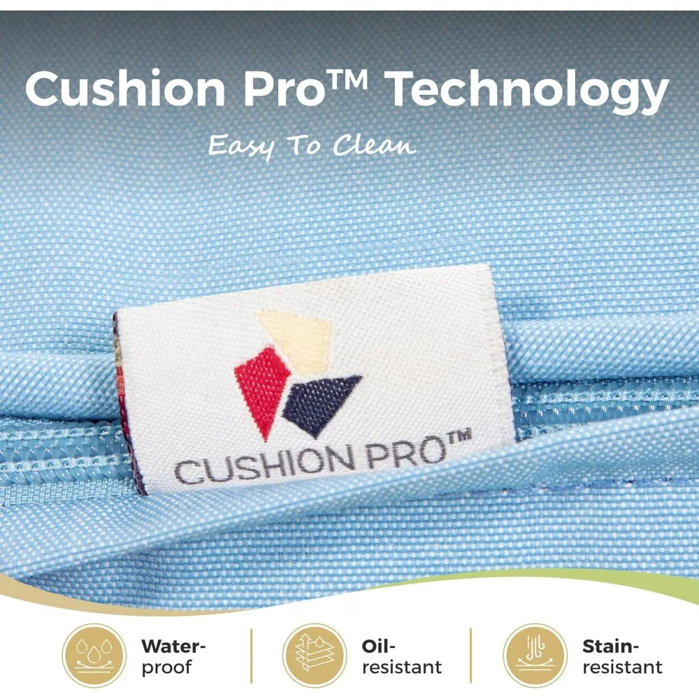 Zhuxiang 5 Seat Outdoor Patio Furniture Set With Cushioned Chairs Sofa And Marbling Coffee Table