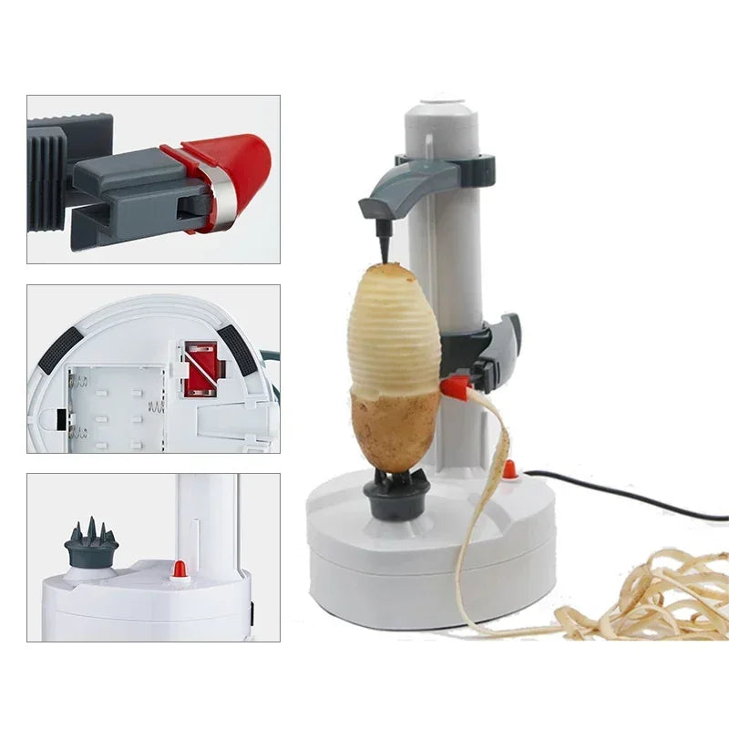 Automatic Electric Peeler for Fruits and Vegetables Kitchen Tool