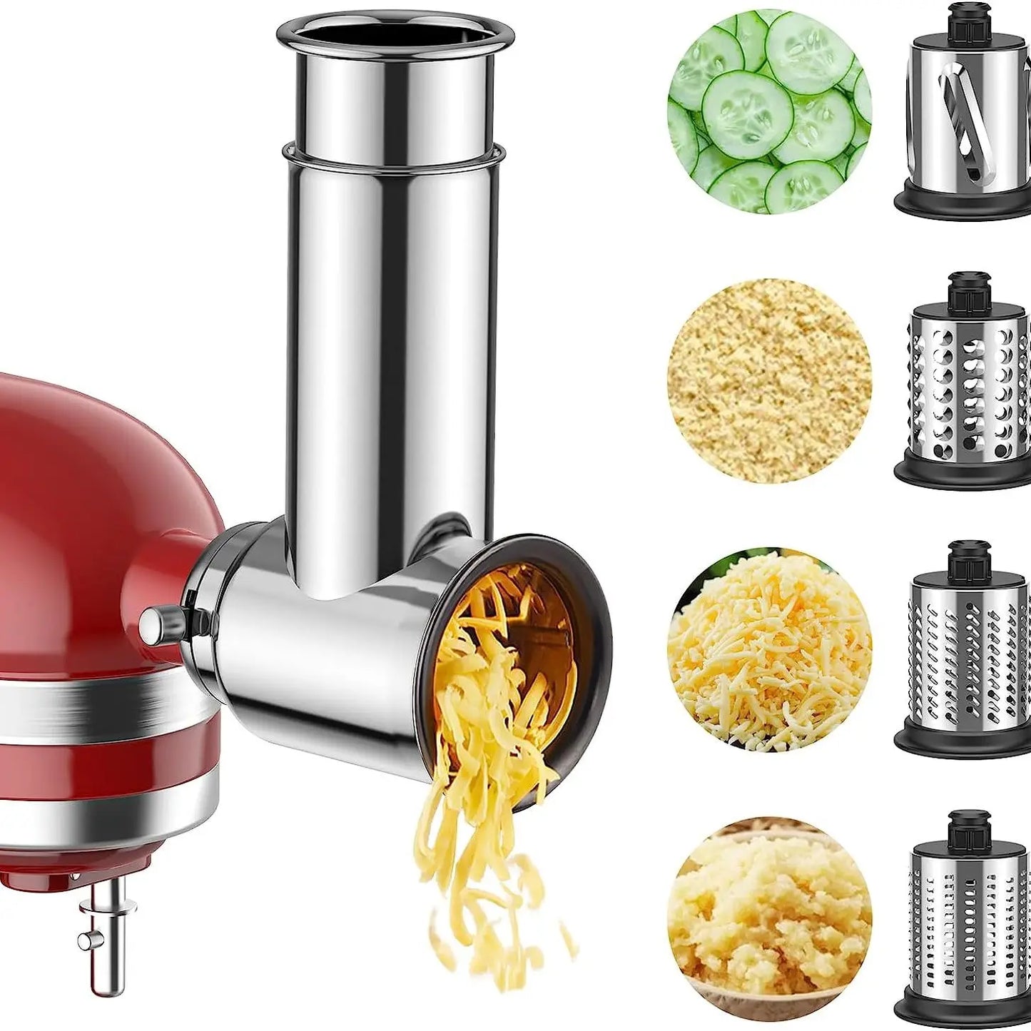 COFUN Slicer Shredder Attachment for KitchenAid Mixers