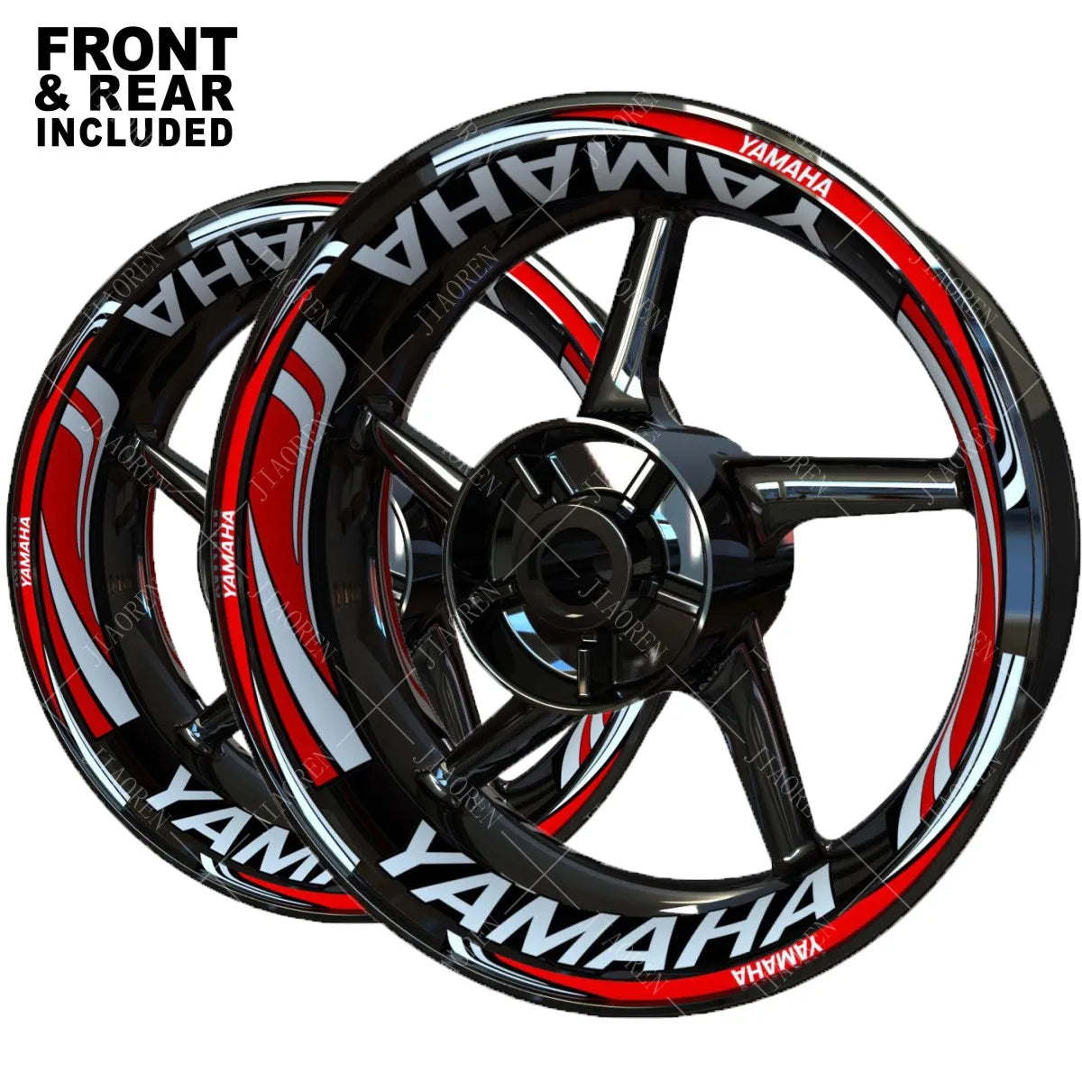 Yamaha Wheel Logo Sticker Rim Decal Vinyl Set Kit Pro