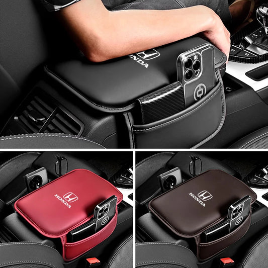 Honda PU Leather Center Console Armrest Pad For Honda Cars