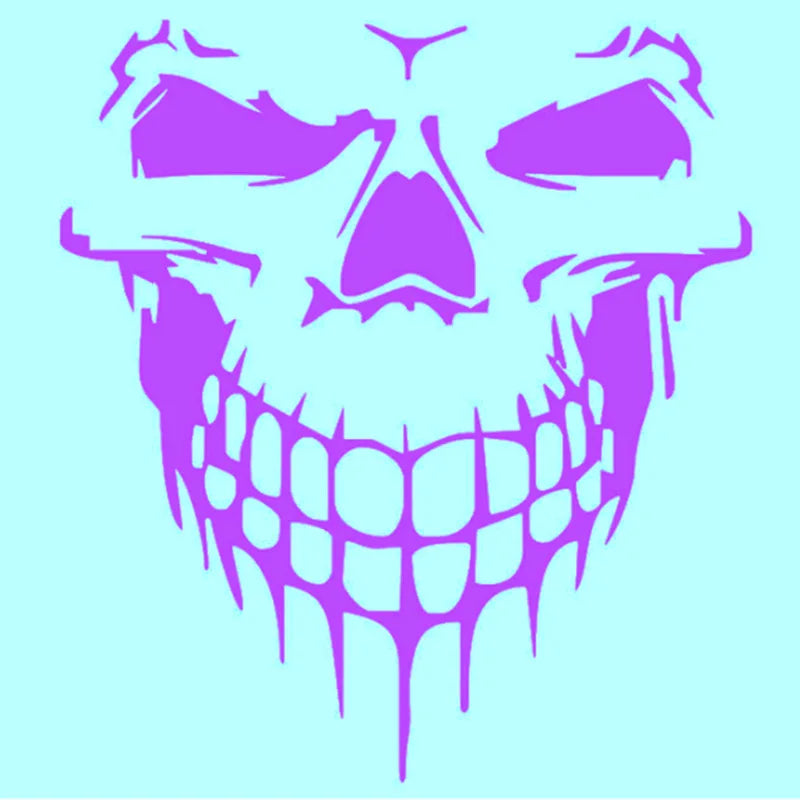 Car Sticker Skull Decal Horrific Skeleton Vinyl Removable Waterproof Auto Styling Accessories