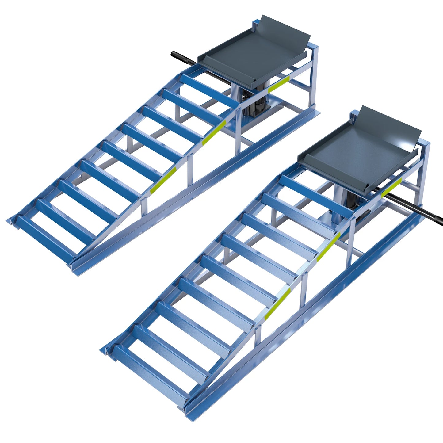 Hign-concerned Car Ramps 2-Piece Steel Hydraulic Lifting Set