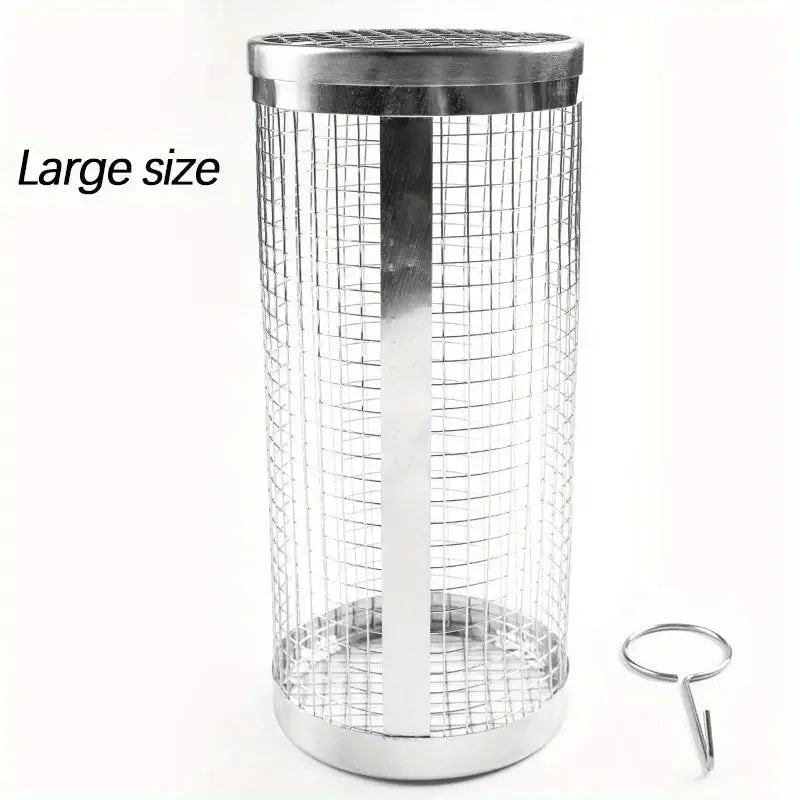 Round Barbecue Grate for Camping and Outdoor Cooking