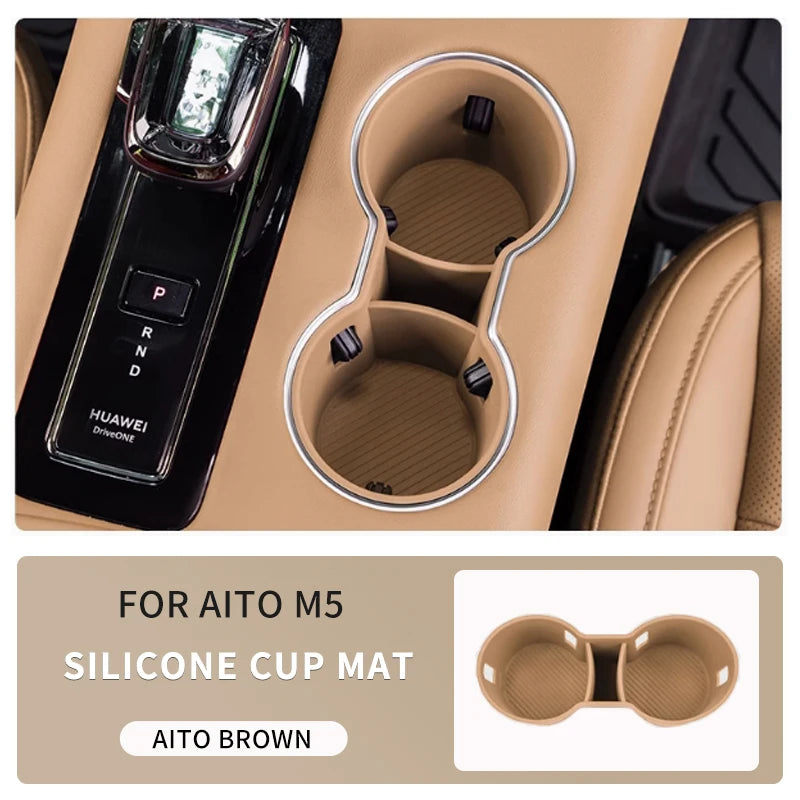 Silicone Cup Holder Limiter For SERES 5 AITO M7 M5