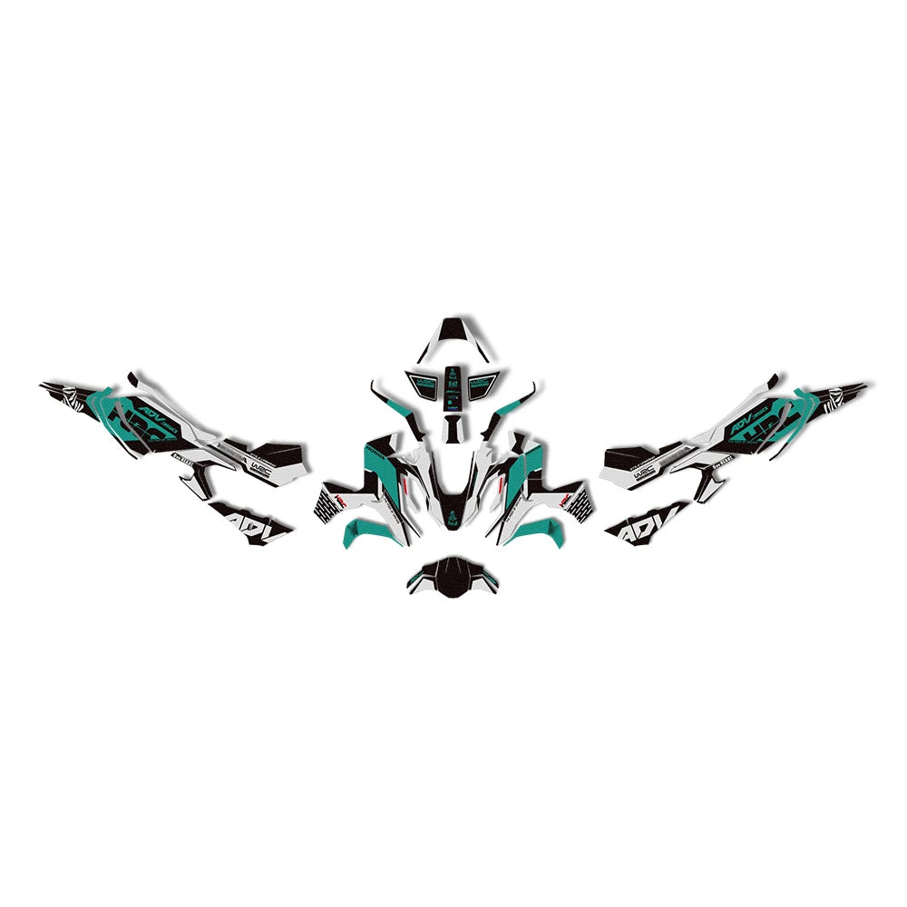 ADV 350 Fairing Protection Graphic Kit Decal Sticker Set