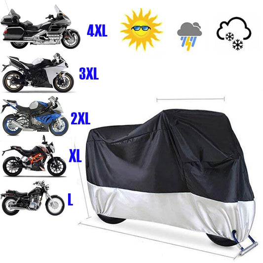 AutoJUSHIDAHAO Universal UV Waterproof Motorcycle Cover