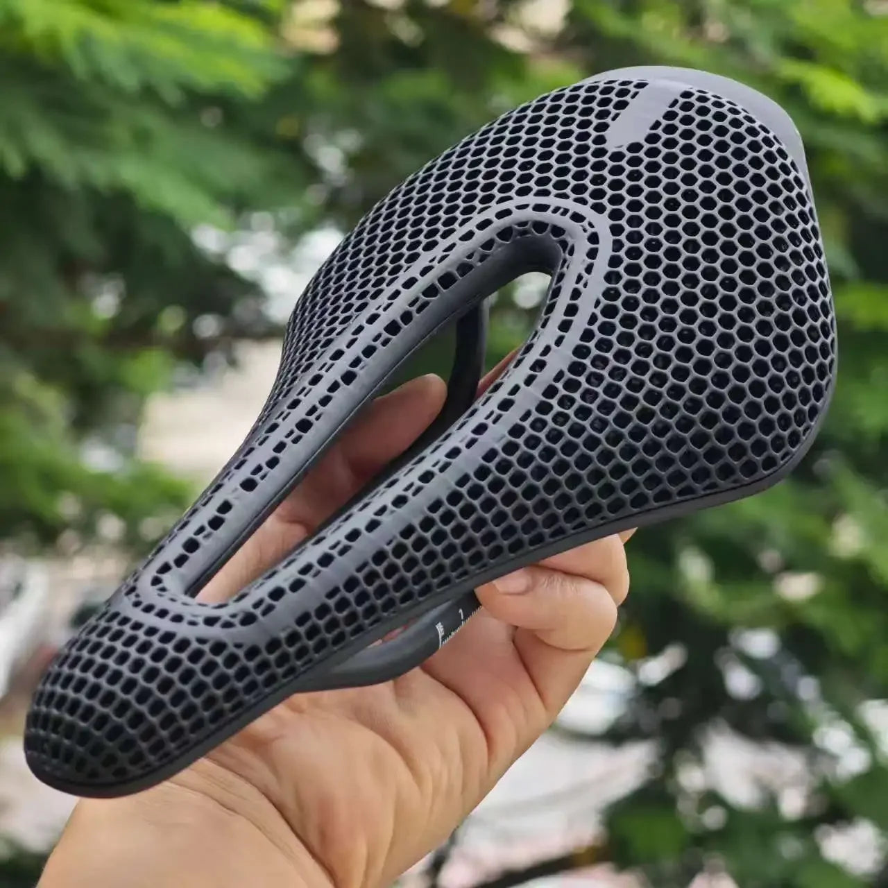 GOLDIX 3D Printed Carbon Bicycle Saddle Ultralight Honeycomb Structure RoadRace