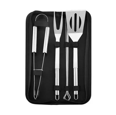 Stainless Steel Barbecue Tool Set For Outdoor Cooking Adventures