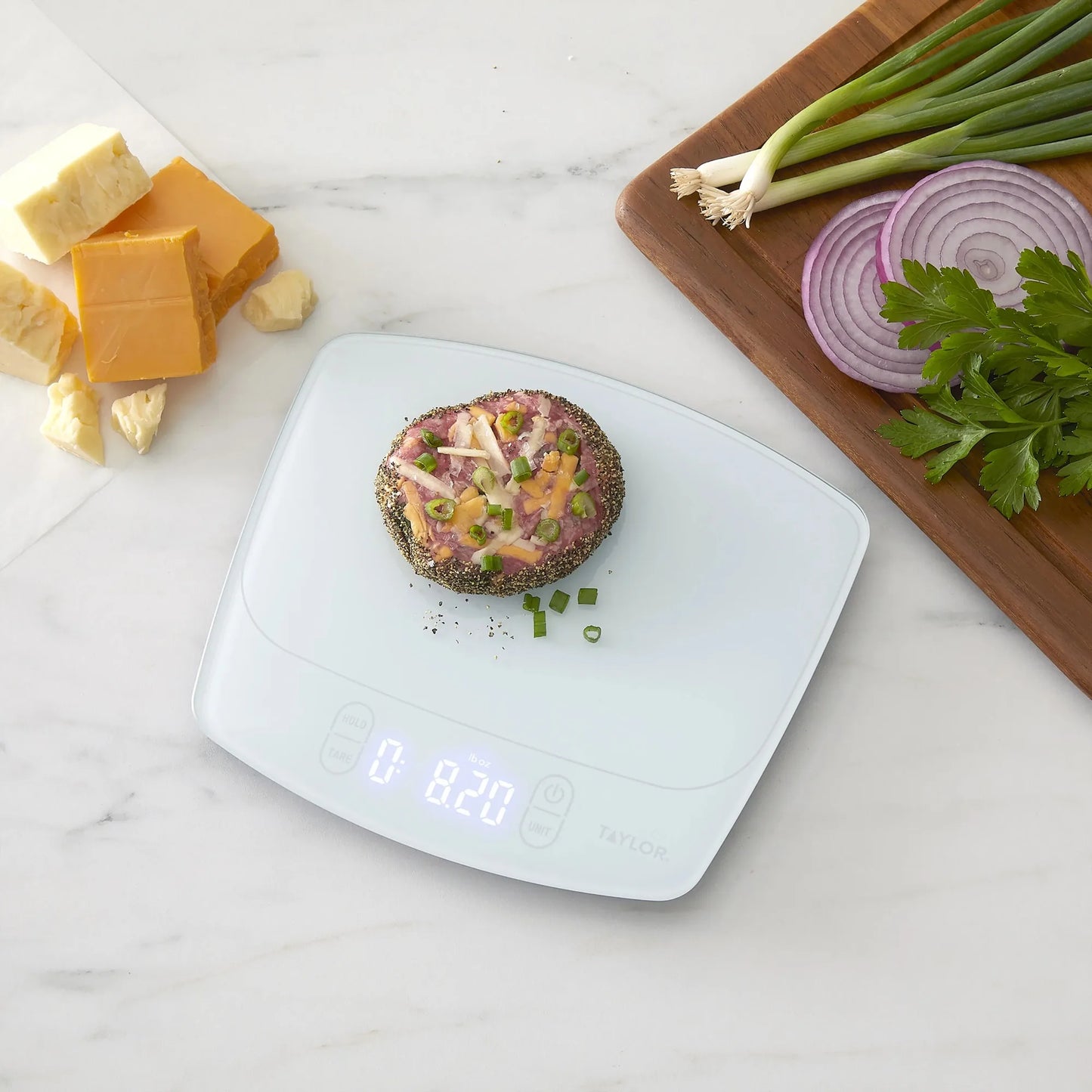 Waterproof Digital Kitchen Scale for Cooking and Meal Prep