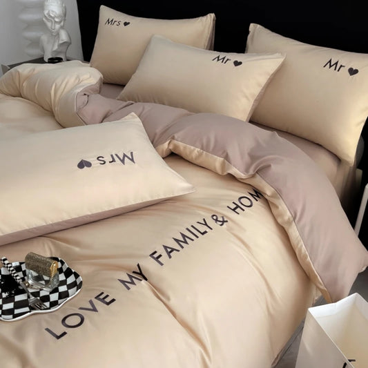 Nordic Luxury Egyptian Cotton Bedding Set for Ultimate Comfort