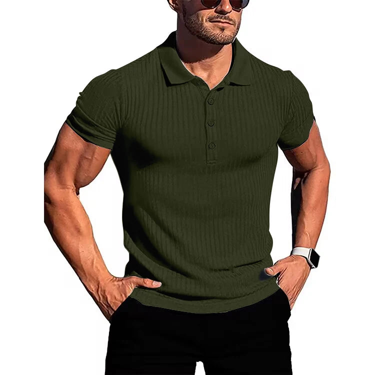 Zhejiang Choice Mens Breathable Stretch Slim Polo Shirt