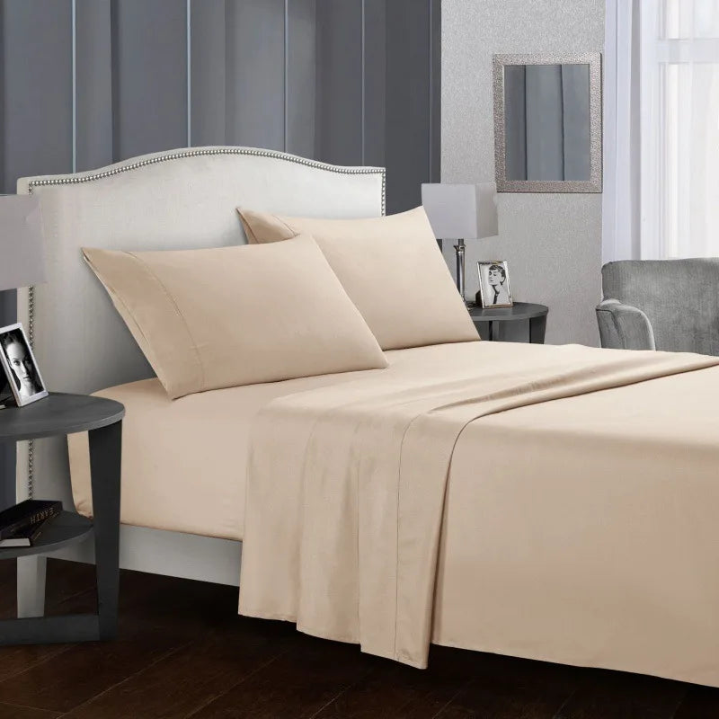 Solid Bed Linen Set for Comfortable Sleep Experience