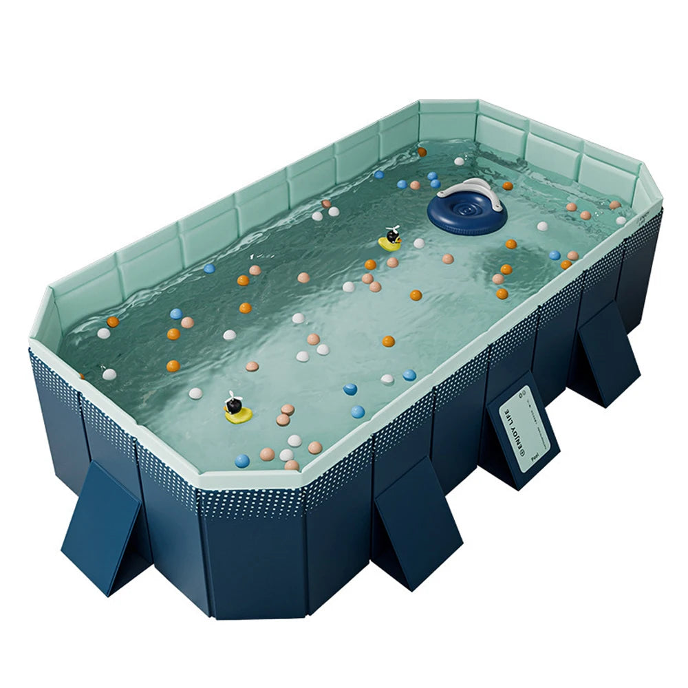 Family Pool Foldable Outdoor Swimming Pool for Summer Fun