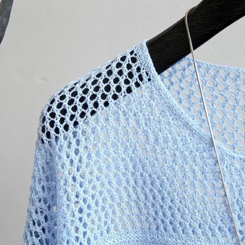SURWENYUECN Fashion Ice Silk Women Knitted Vest Top