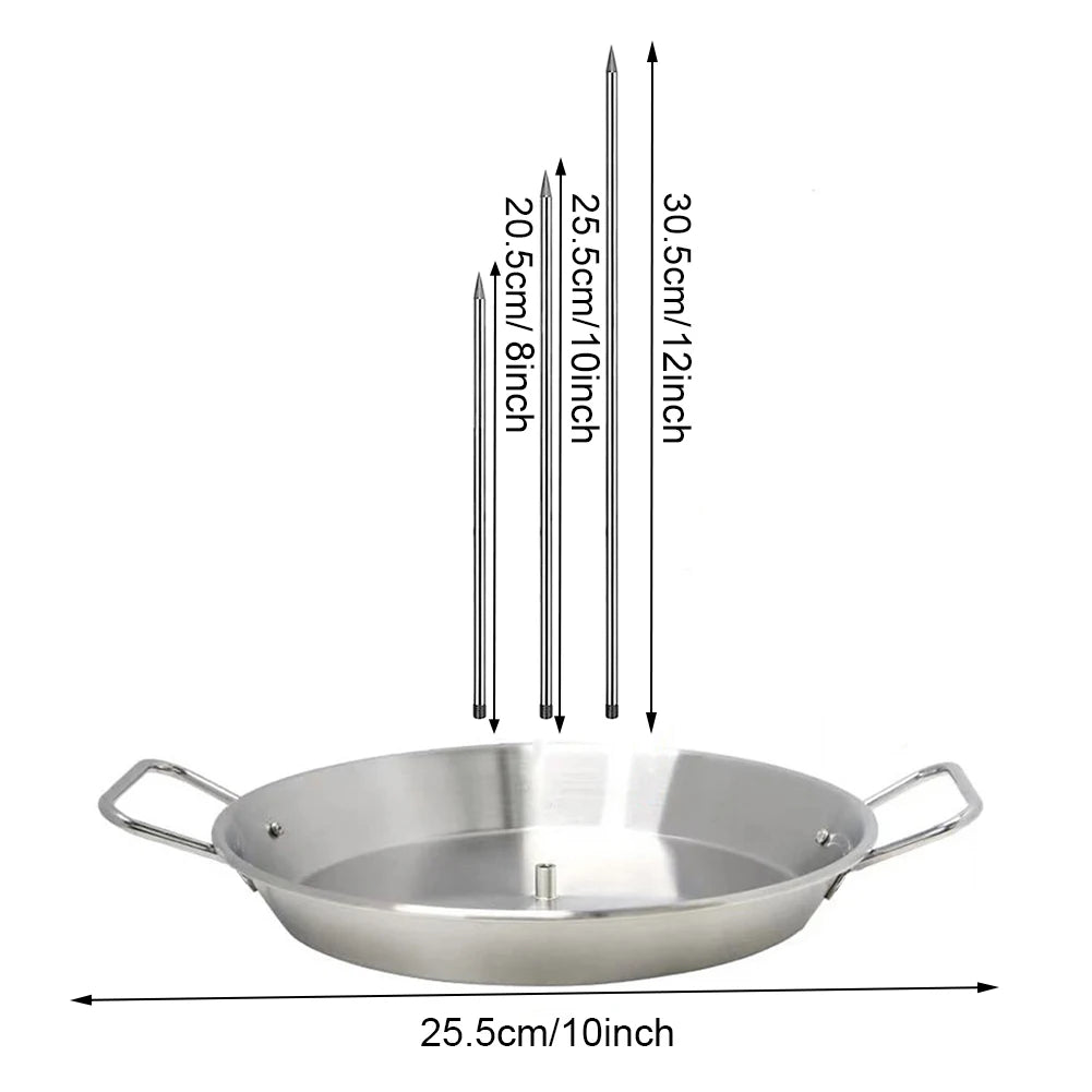 Stainless Steel Chicken Roaster Rack for Perfectly Grilled Kebabs