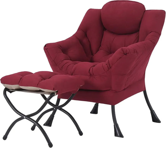 Tiita Modern Ottoman Style Lazy Chair for Relaxation
