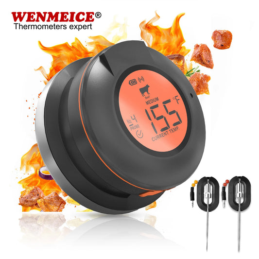WENMEICE Wireless Meat Thermometer for BBQ and Oven Cooking