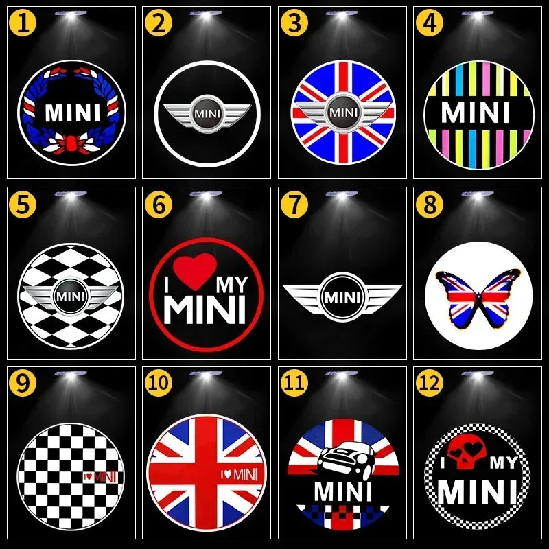 BMW Car LED Door Light Logo Projector For Mini Cooper
