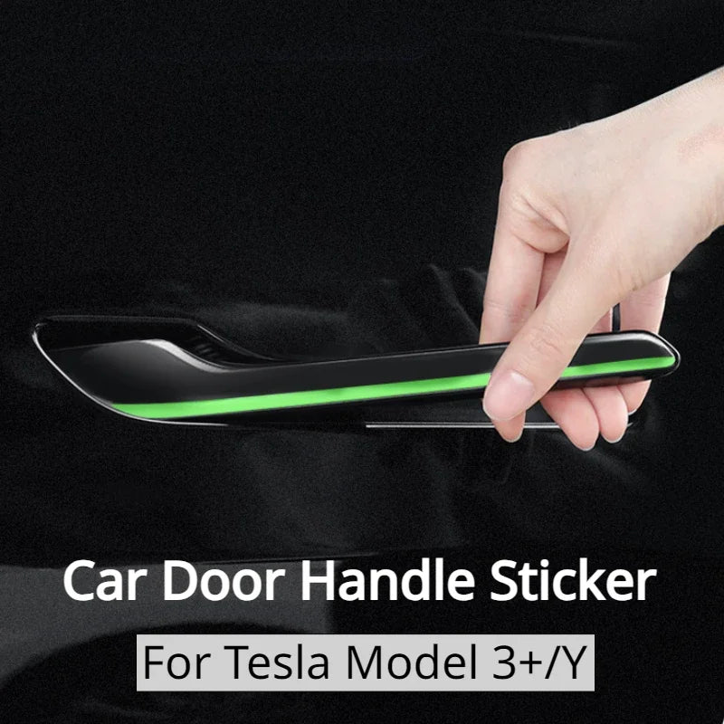 WayModGarge Luminous Door Handle Covers For Tesla Model Y Juniper