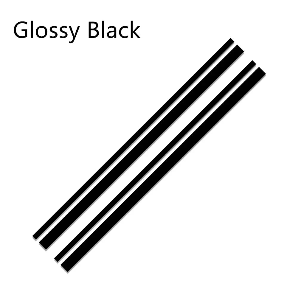 2PCS Universal Car Side Body Waist Line Stickers Auto Accessories for BMW Suzuki Volvo Tesla Skoda Volkswagen Audi Seat Subaru