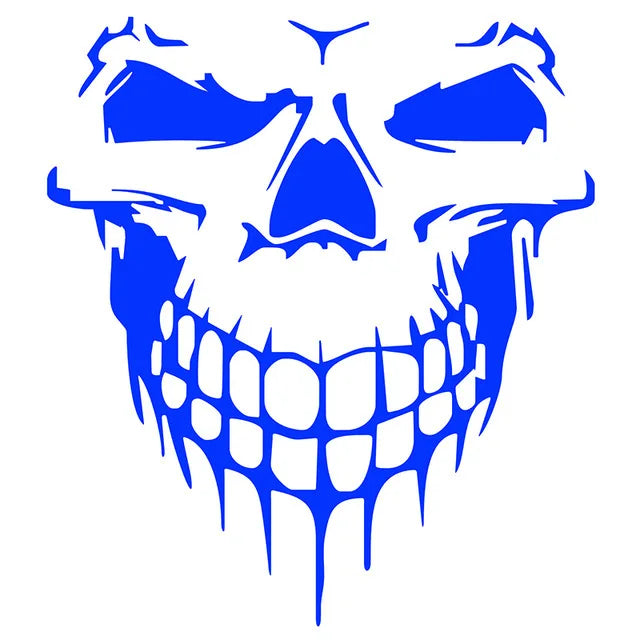Car Sticker Skull Decal Horrific Skeleton Vinyl Removable Waterproof Auto Styling Accessories