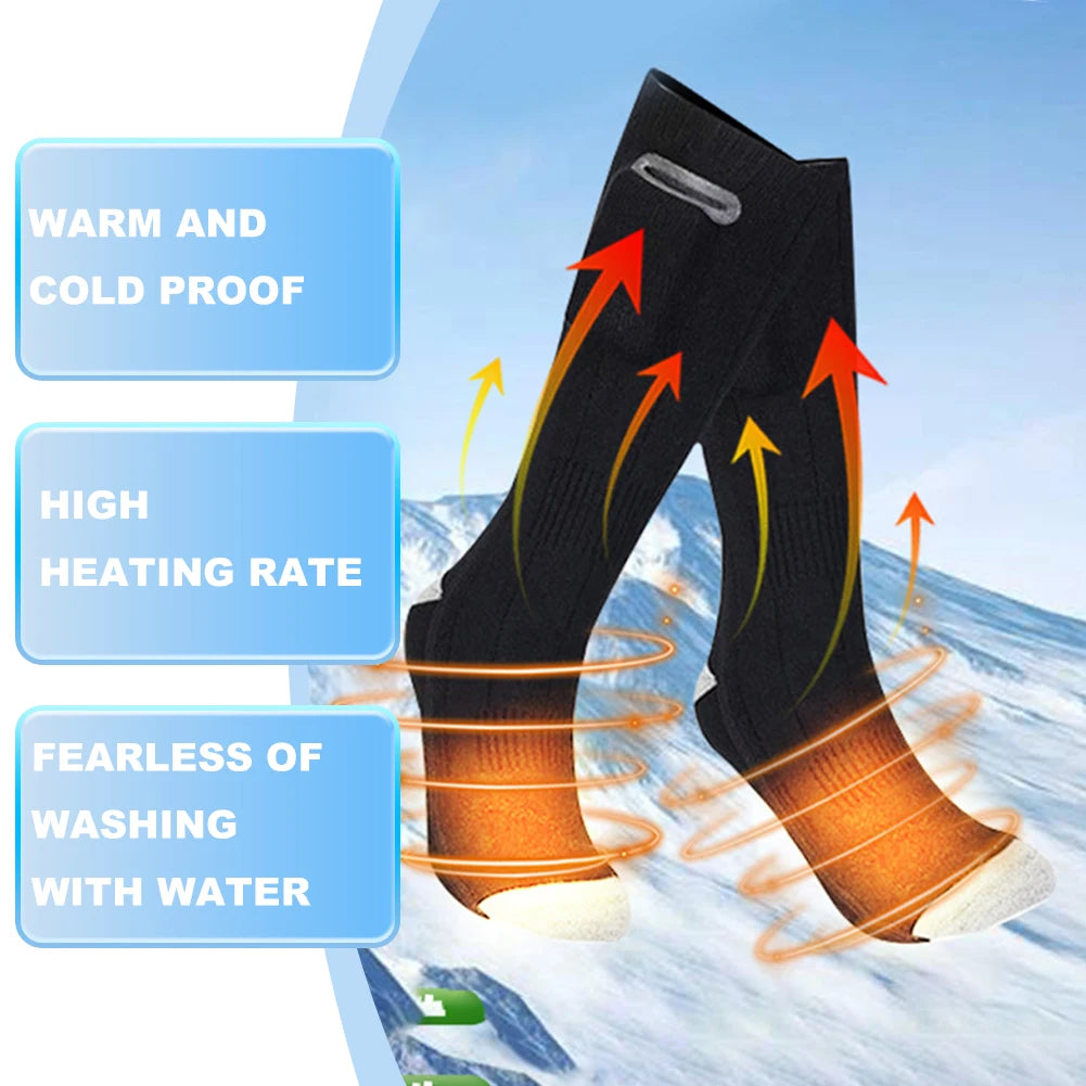 Shunmaii Heated Socks 3 Modes Thermal Foot Warmer Outdoor Skiing