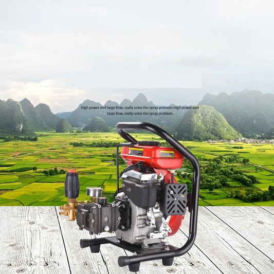 4.5HP Gasoline Engine High Pressure Sprayer Portable Agricultural Garden Fruit Tree Disinfection Pump