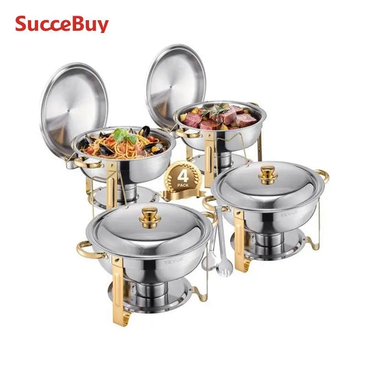 VEVOR Chafing Dish Buffet Set Stainless Steel Chafer Warmer